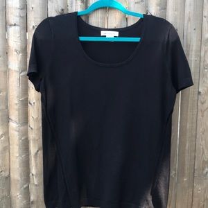 Black top short sleeve